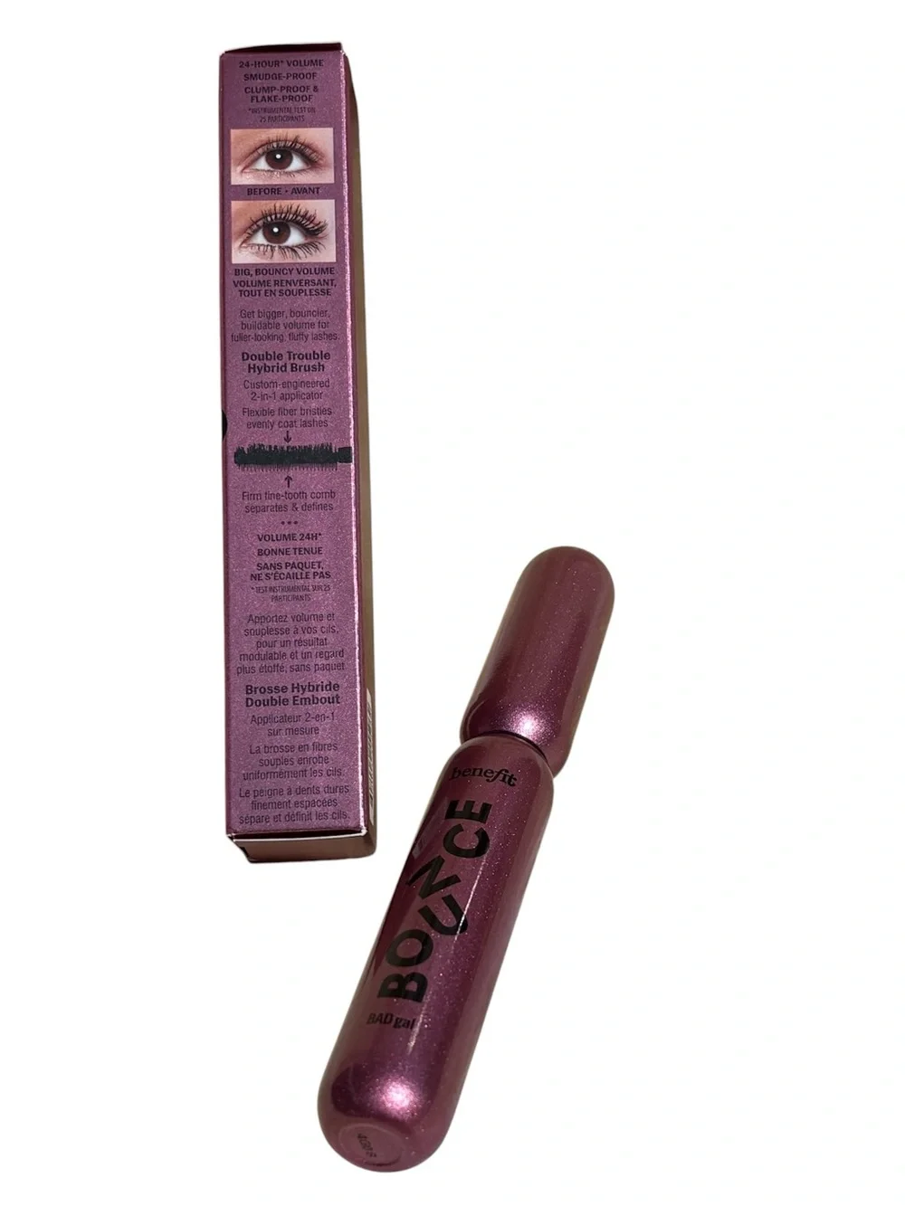 Benefit Cosmetics BADgal Bounce Volumizing‎ Mascara in Pump'd Up Black NIB